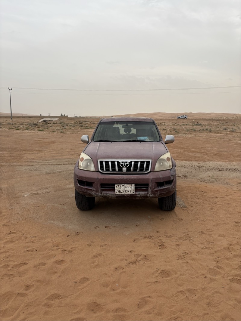 برادو ديزل 2004 احمر غامق